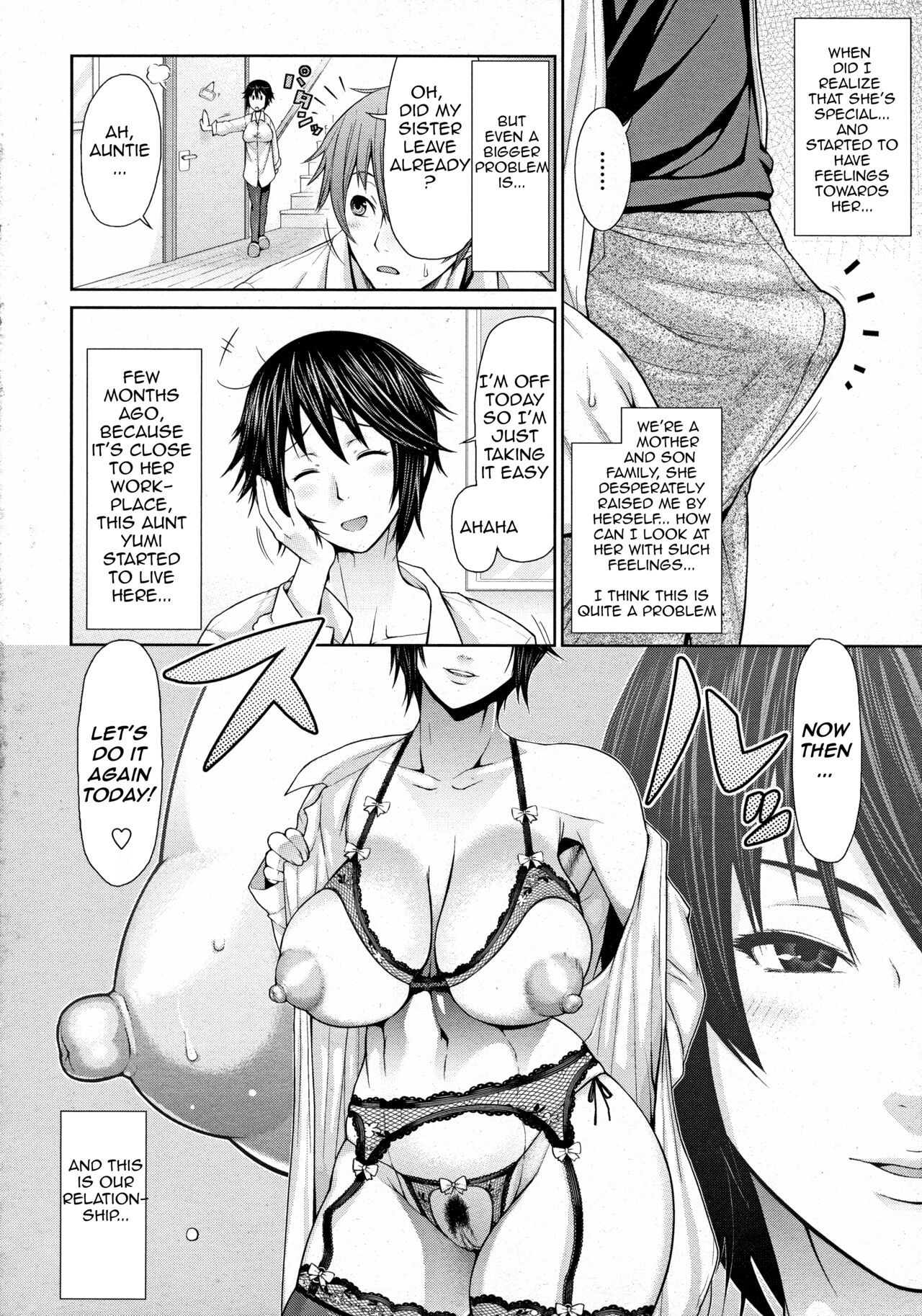 Hentai Manga Comic-Aunt and Graceful Mother-Read-2